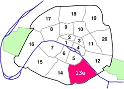 casse voiture Paris 13e Arrondissement (75013)