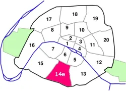 epaviste autours de Paris 14e Arrondissement (75014)