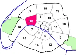 casse voiture Paris 8e Arrondissement (75008)